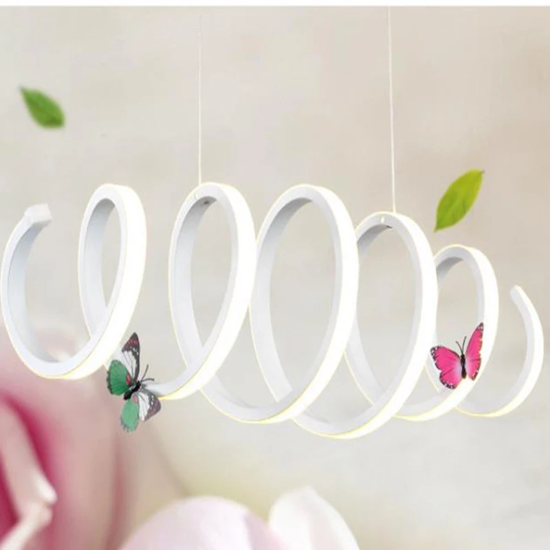 Креативная акриловая Современная светодиодный ная Потолочная люстра