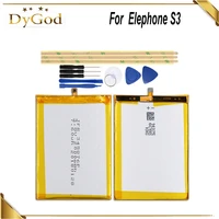 dygod 2100mah for elephone s3 battery phone replacement parts for elephone s3 high quality mobile phone batterytools