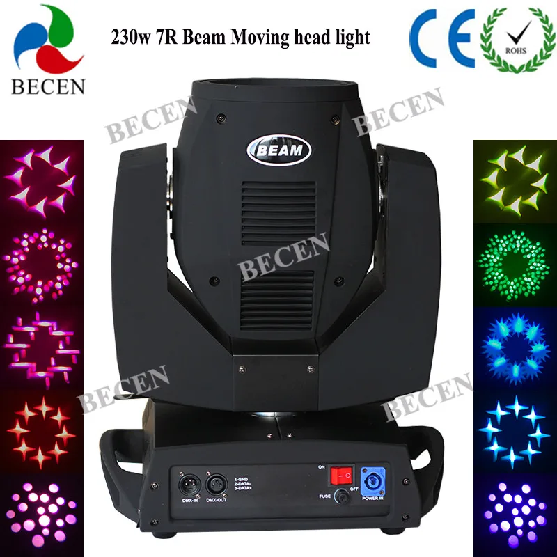 Топ номинал 230 Вт sharpy движущийся луч света цветной сенсорный экран 3 в 1 головной