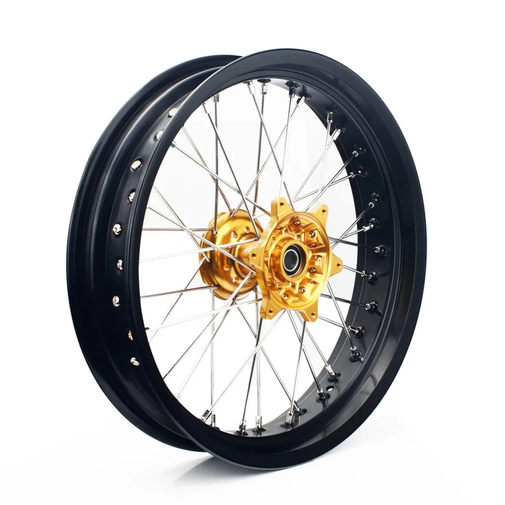 Передние и задние колеса BIKINGBOY для SUZUKI DRZ400 00 04 DRZ400E 07 DRZ 400 S SM 05 17 16 15 14 Supermoto 17*3 5 17*4
