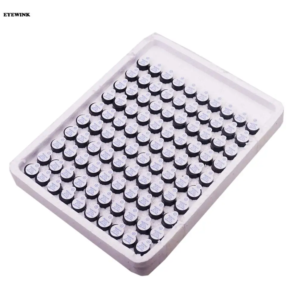 100pcs 5v Active Buzzer/passive Buzzer Magnetic Long Continous Beep Tone | Электронные компоненты и