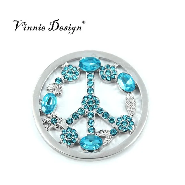 Vinnie дизайн ювелирные изделия из нержавеющей стали хрустальный кулон ожерелье с 33