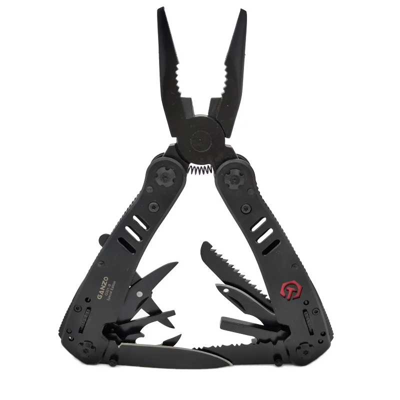 Ganzo G301B Мультитул Походный нож для выживания на открытом воздухе для рыбалки походные складные плоскогубцы инструменты для повседневного использования плоскогубцы многофункциональная отвертка