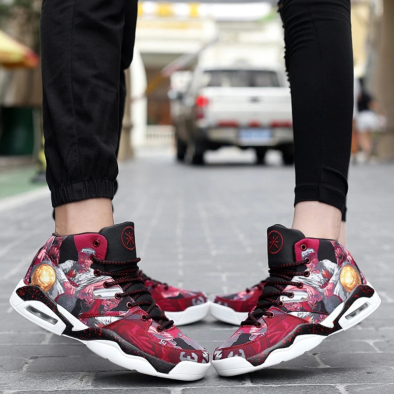 Мужские баскетбольные кроссовки TULUO дышащие Jordans с воздушной подушкой Спортивная