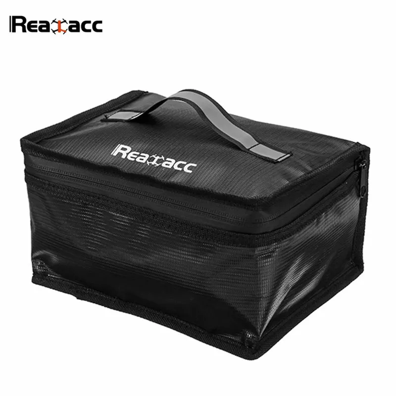 Модернизированный Realacc огнеупорный водонепроницаемый Lipo аккумулятор безопасности сумка Мягкий чемодан со светящимися коробки с ручками для RC батареи