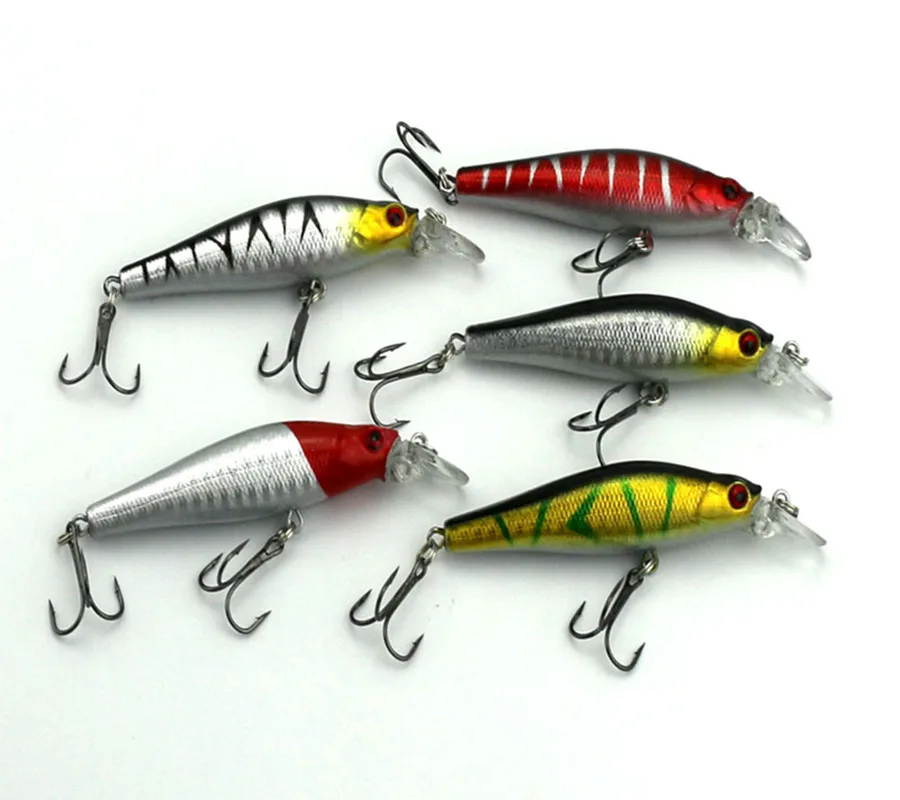 5 шт. рыболовная приманка в виде рыбки 8 см г|fishing tackle|lure hard3d fish eyes |