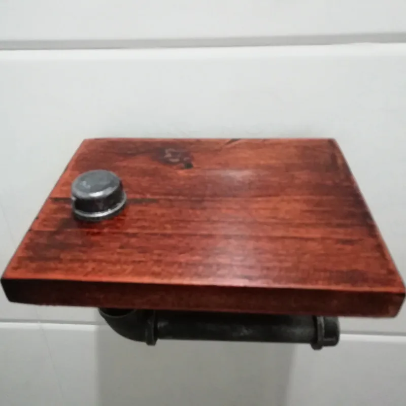 Городское промышленное настенное крепление деревянная полка для хранения