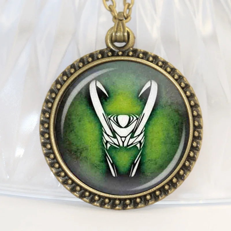 Оптовая продажа художественное ожерелье loki god of mischief модные украшения для