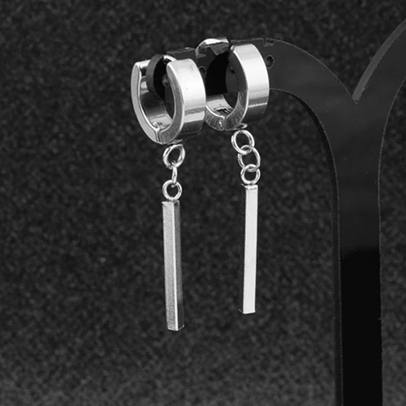 1 шт. классические длинные висячие серьги в полоску модные ювелирные изделия для