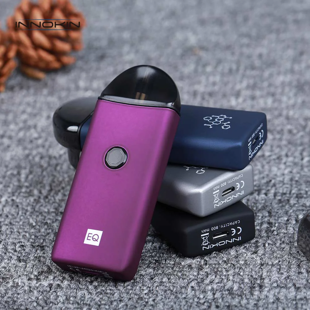 Оригинальный Innokin EQ Pod Vape комплект с 2 мл картриджами 800 мАч встроенный аккумулятор