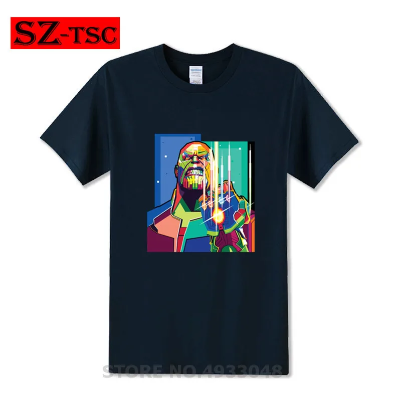 Одежда для веселья футболка из хлопка с надписью Mad Titan Thano летняя хипстер Harajuku