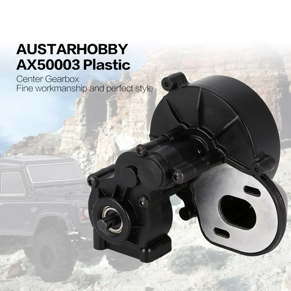AUSTARHOBBY AX50003 Plastic Complete Center Gearbox Transmission Box with Gear for Axial SCX10 D90 1/10 RC Crawler Car | Игрушки и хобби