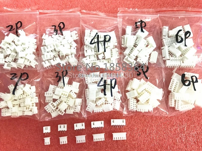 20 комплектов XH 2 54 мм 2/3/4/5/6/7/8/9/10/12 Pin JST разъем штекер гнездо щипцы|Соединители| |