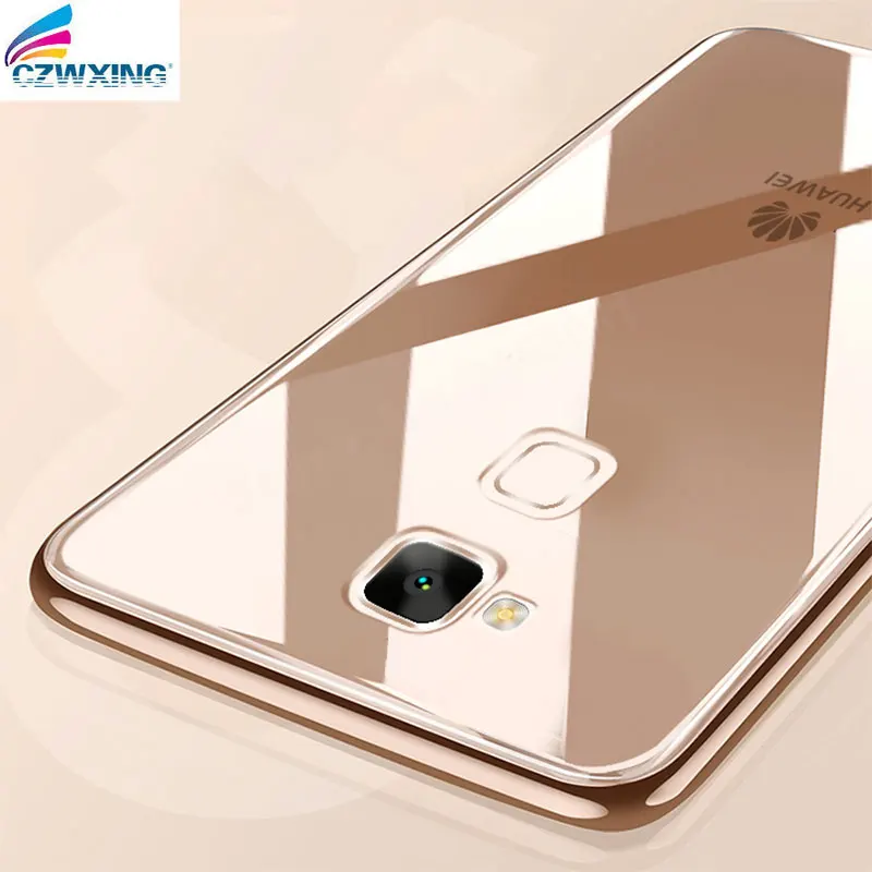 Чехол для Huawei Mate 7 чехол силиконовый прозрачный телефона из ТПУ зеркальная