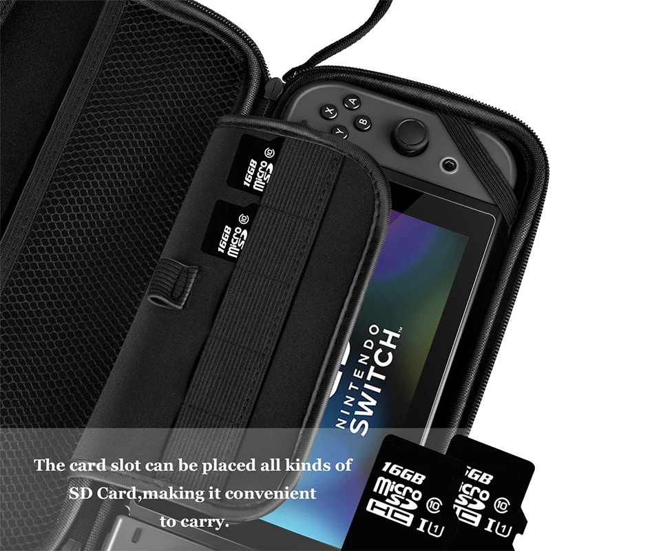 Аксессуары для игр консольной консоли с переключателем Защитная сумка хранения