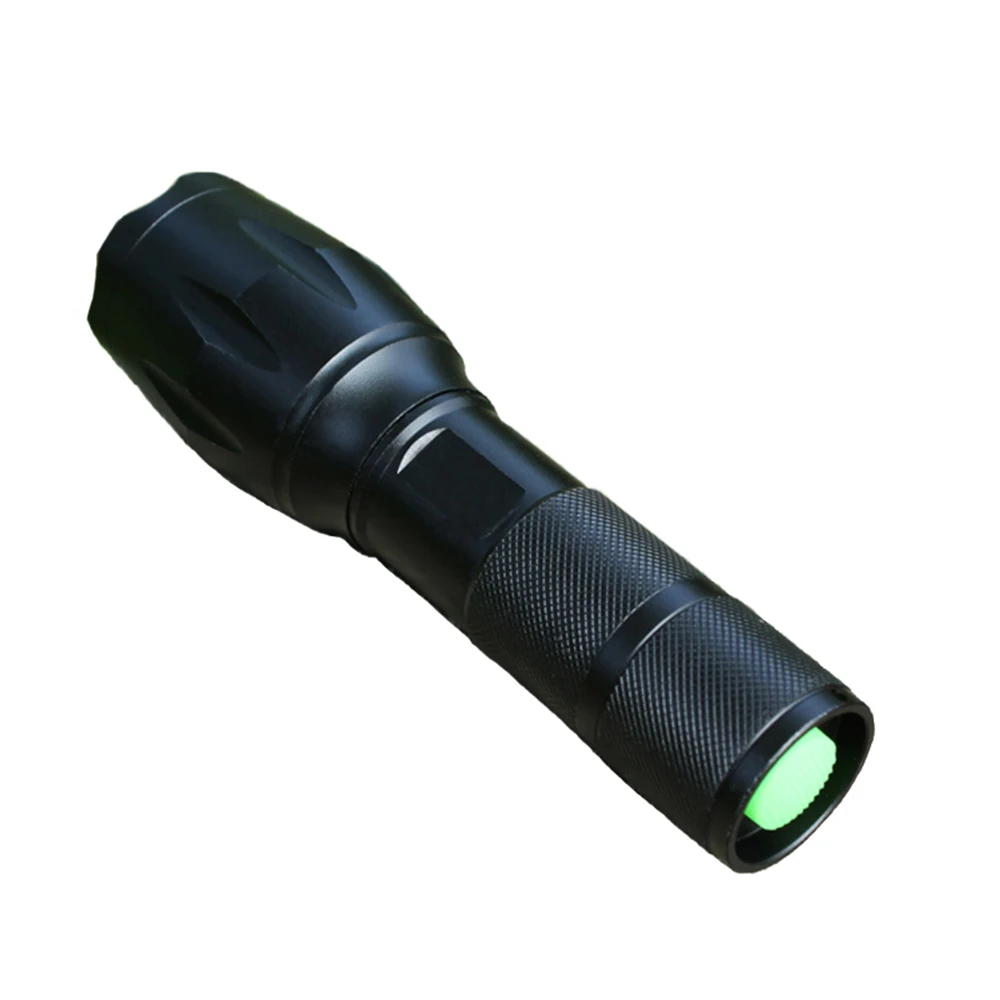 Высокая Выходная мощность 10 Вт двойной светильник s 1000LMs CREE T6 светодиодный фонарь черный светильник 395NM УФ зум светодиодный светильник вспышка 18650 ночная рыбалка Скорпион Охота
