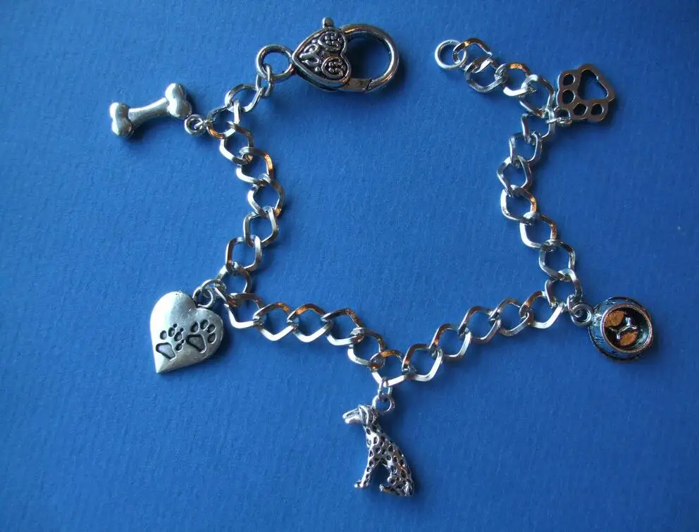 Далматинский браслет ювелирные изделия 1 шт. винтажные модели 5 подвески браслеты