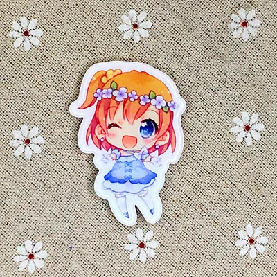 Model E FFFPIN японская брошь в стиле аниме Lovelive значок милый нагрудник булавка любовь живой Нико монета значок Косака Хонока минами Котори Сонода Umi - Окраска металла: Model E