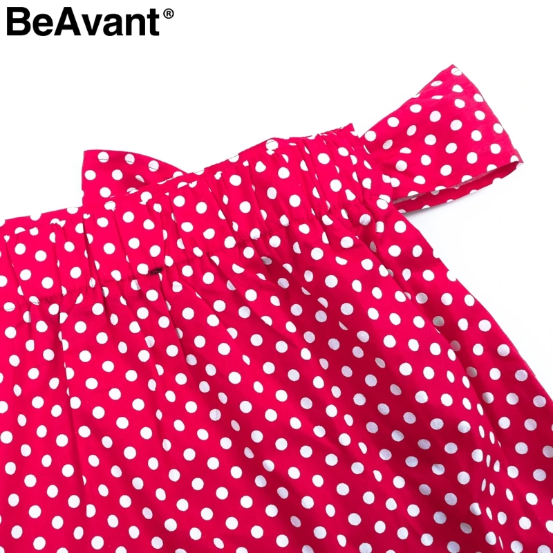 BeAvant Повседневная клетчатая Женская юбка в горошек с цветочным принтом, мини-юбка с оборками, Женская сексуальная пляжная короткая юбка с высокой талией, лето