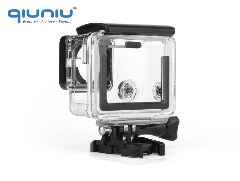 Чехол каркас QIUNIU для GoPro Hero 4 защитный чехол с боковым открыванием 3 + аксессуары