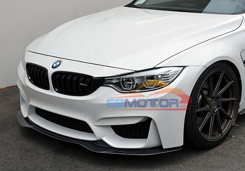 PS Стиль Настоящее углеродное волокно передний спойлер для BMW F80 M3 F82 M4 2014UP B451 |