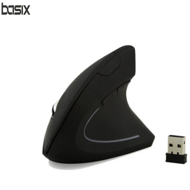 BASIX мышь usb Беспроводная здоровая Вертикальная игровая эргономичная оптическая 2