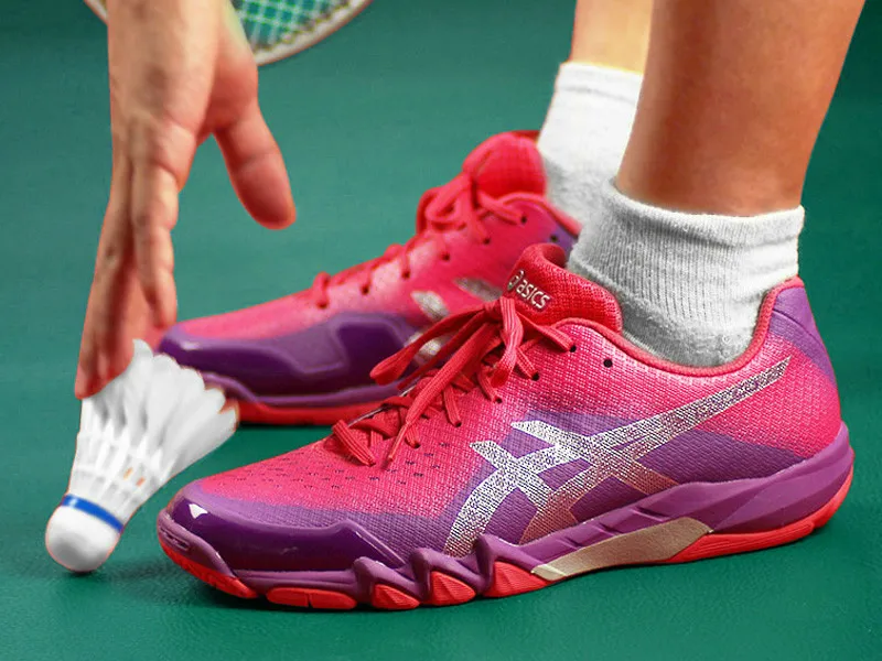 Натуральная ASICS бадминтон обувь Для женщин Zapatillas Deportivas анти-скользкой дышащий