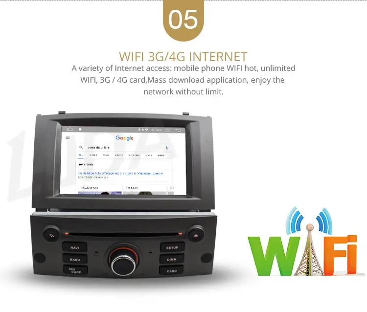 LJDA 1 Din Android 10,0 Автомагнитола для peugeot 407 2004-2010 автомобильный мультимедийный плеер стерео Авто аудио gps Навигация DVD видео ips
