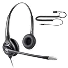 Гарнитура с микрофоном для телефонов Gigaset Plantronic Toshiba Zultys Comdial ShoreTel S iemens Polycom VVX300 VVX400 VX500