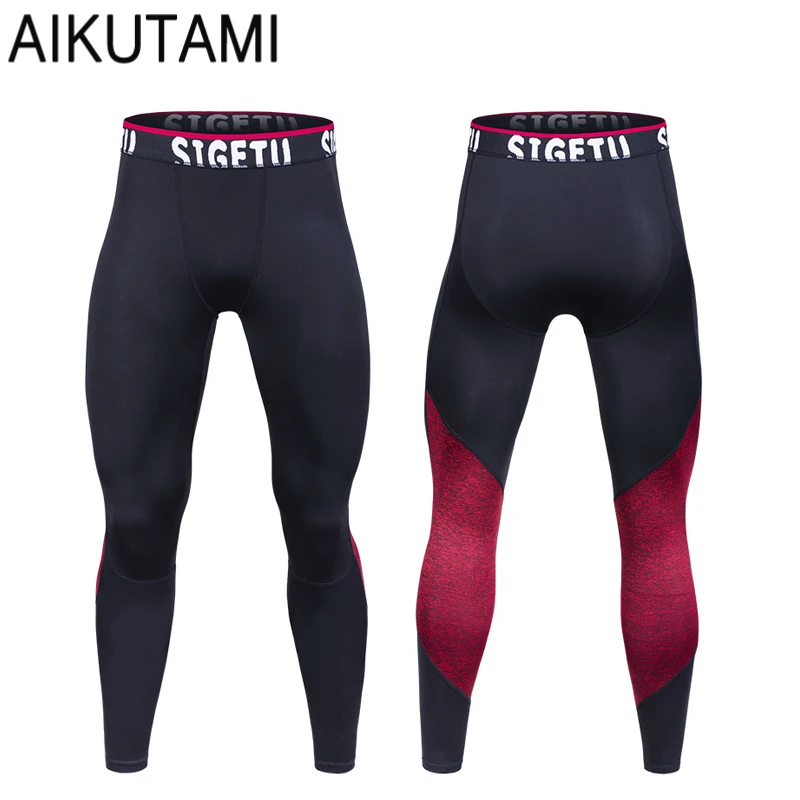 

Новинка, спортивные брюки aiкутami, штаны для бега, мужские баскетбольные колготки, быстросохнущие полосатые спортивные штаны для тренировок ...