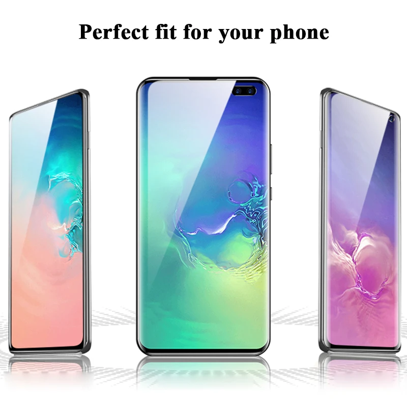 Закаленное защитное стекло для Samsung Galaxy s10 plus lite s10e s10plus s 10 light 10S gs10|Защитные стёкла