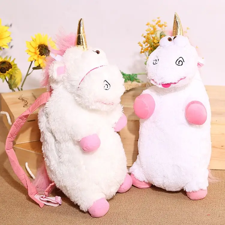 Бесплатная доставка официальная сумка в виде единорога 50 см плюшевый рюкзак