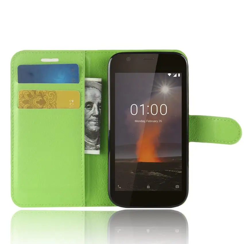 Для Nokia 1 чехол Nokia 1 Чехол Флип Роскошный PU кожаный чехол для телефона чехол для Nokia 1 TA-1047 TA-1060 TA-1056 TA-1079 TA-1066 TA