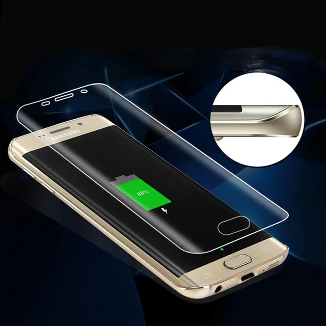 Полное покрытие для Samsung Galaxy S7 S6 Edge Plus Прозрачная Тонкая Защитная пленка из ТПУ