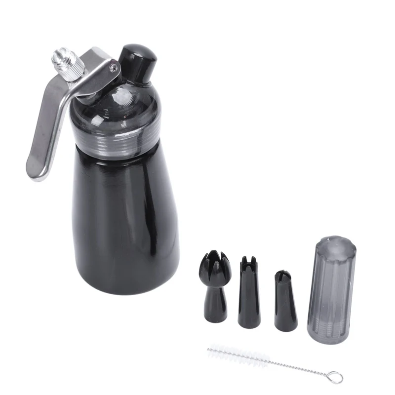 250Ml Aluminum Cream Dispenser Gourmet Blender Stainless Steel Decorative Nozzle And Plastic Pastry Tube | Бытовая техника