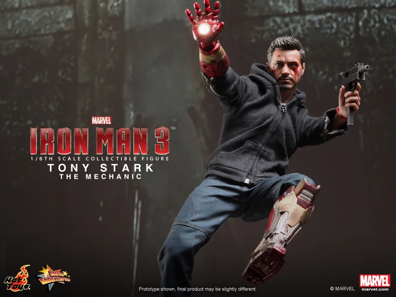 Горячие игрушки Hottoys HT MMS209 1/6 Железный человек Тони Старк механик Коллекционная Фигурка Спецификация новая коробка сейчас