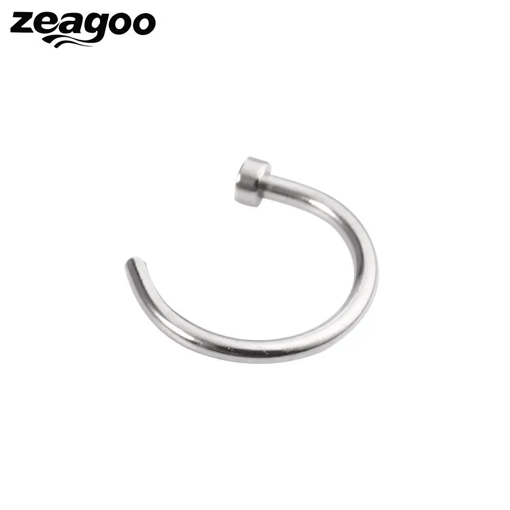 Серьги гвоздики Zeagoo из нержавеющей стали для женщин 8 цветов 3 размера открытый