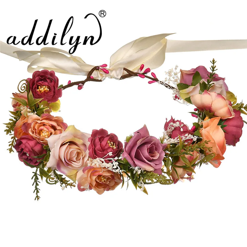 Addilyn девушка ткань цветок аксессуар для волос декоративный Пасхальный ободок