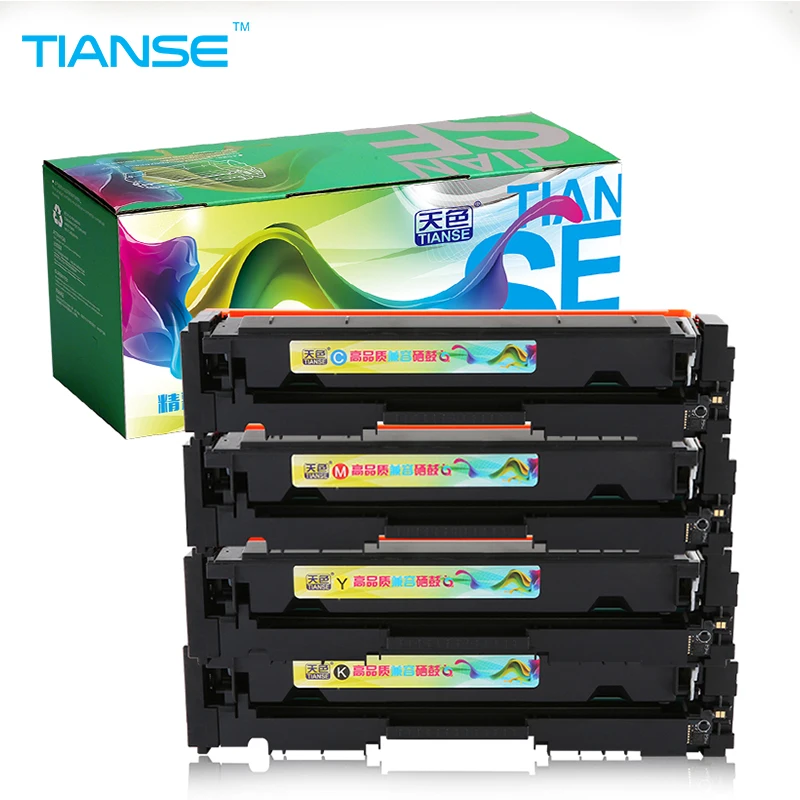 TIANSE 1 комплект CF400A CF401A CF402A CF403A 201a для hp 201A тонер картридж Цвет LaserJet PRO M252 M252DW MEP M277