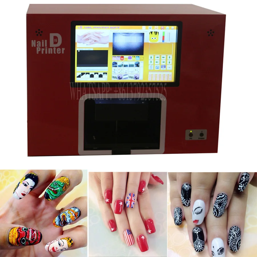 5 ногтей печатная машина Цветочная 3 розы одновременная печать|nail printing machine|flower