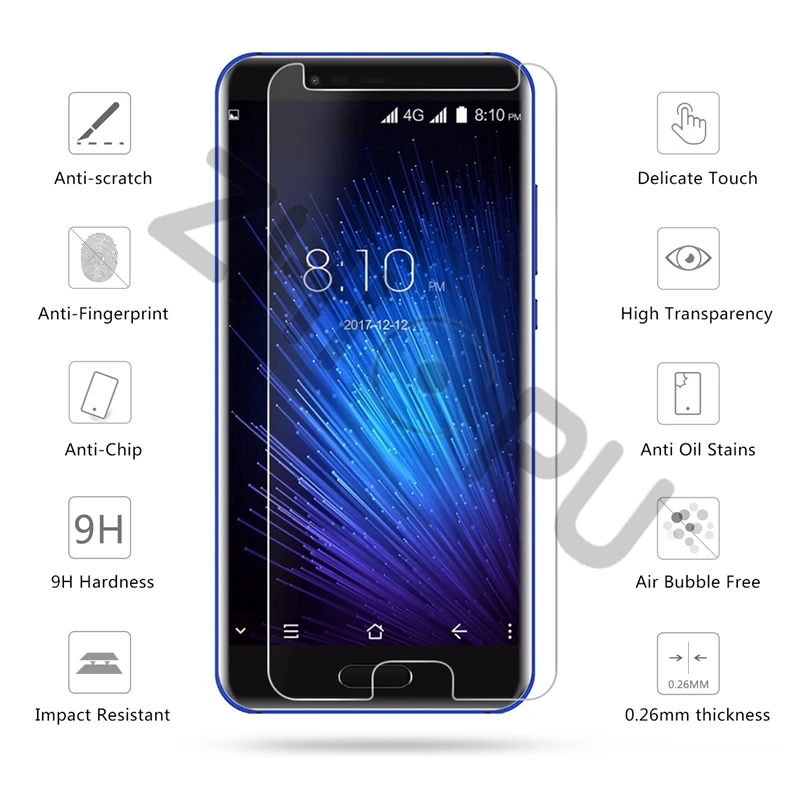 10 шт./лот Премиум закаленное Стекло для Blackview P6000 5 дюйма Экран протектор