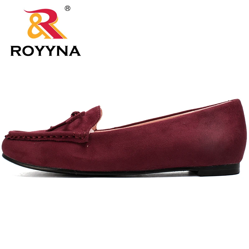

ROYYNA Spring Autumn New Styles Flat Women Round Toe Colorful Big Size Soft Light Comfortable Durable Popular Shoes Women