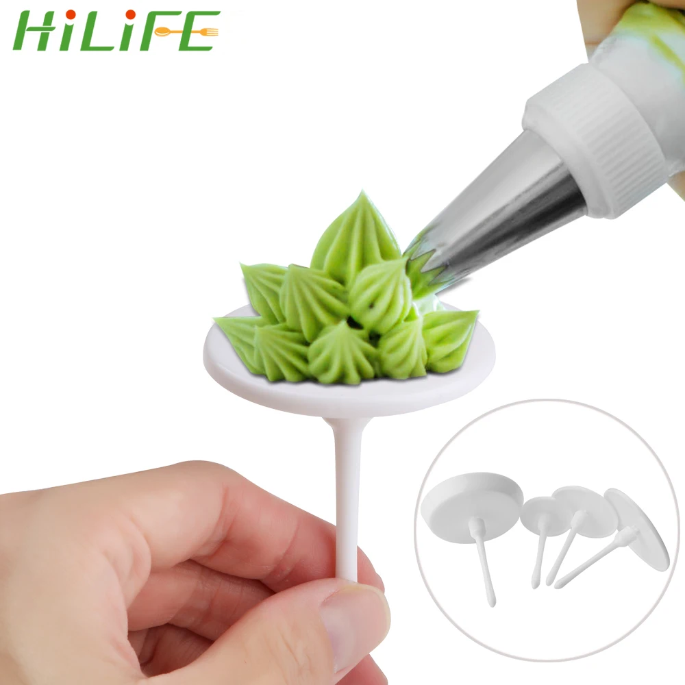 HILIFE 4 шт./компл. Пластиковые Трубопроводы для ногтей тортов цветов выпечки