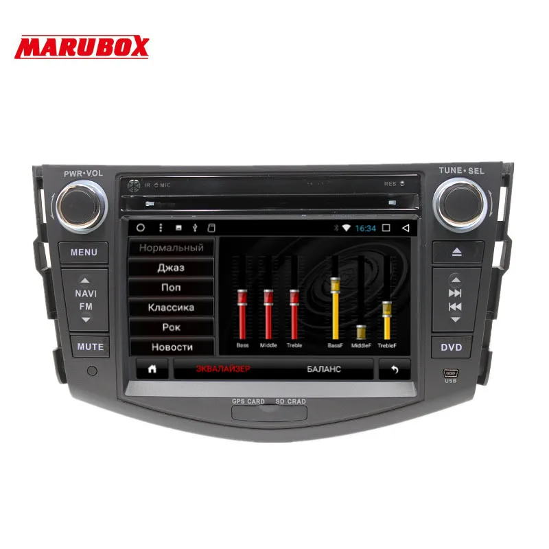 Marubox 7A106DT8 Штатная магнитола для Toyota RAV4 2005 2013 android 7.1.2 Восьмиядерный процессор Cortex A7