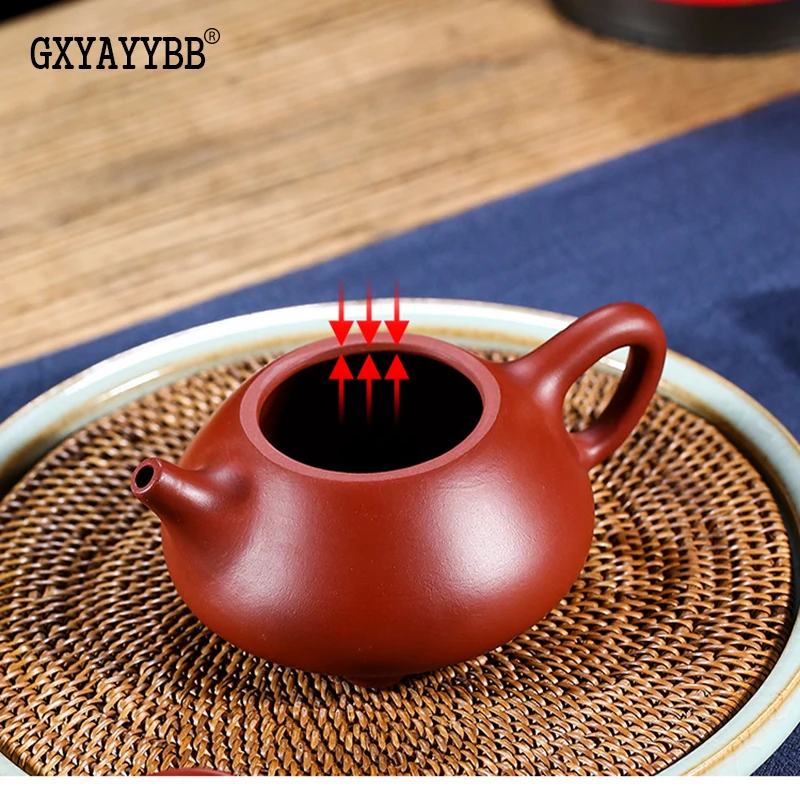 GXYAYYBB Tea Pot Vintage Kung Fu Set Ebony Handle Teapots Handmade Kettle Eco-friendly Chinese Dahongpao Teapot blooming tea | Дом и сад