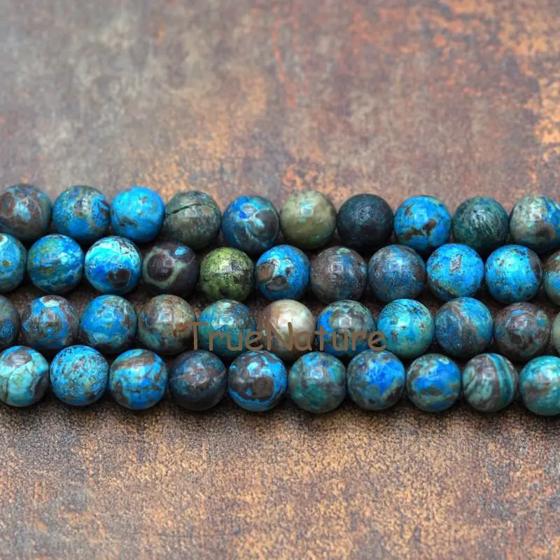 Fashion Tiny Beads Round Ocean Jaspers Stone Jewelry Loose Full Strands In 8 mm BE6284 | Украшения и аксессуары