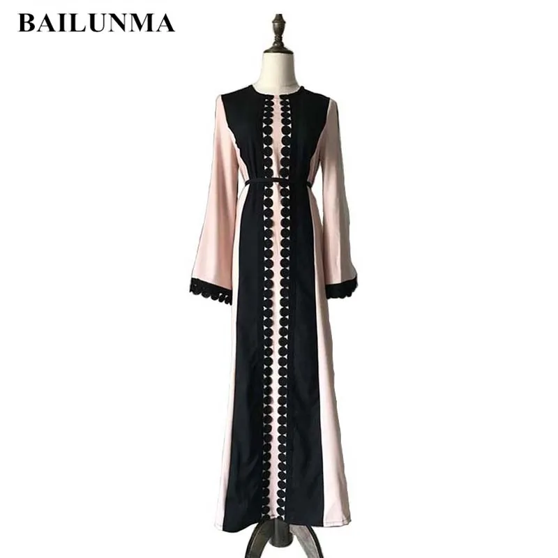 Abaya Дубай мусульманское abaya платье марокканский кафтан jilbab femme musulman женское moslim