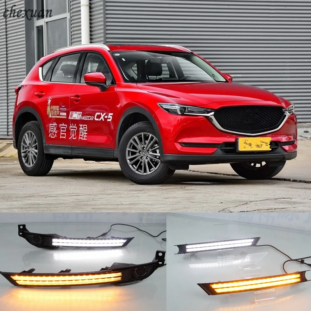 CSCSNL 2 шт. Автомобильный светодиодный для Mazda cx 5 cx5 2017 2020 12V колпак противотуманных