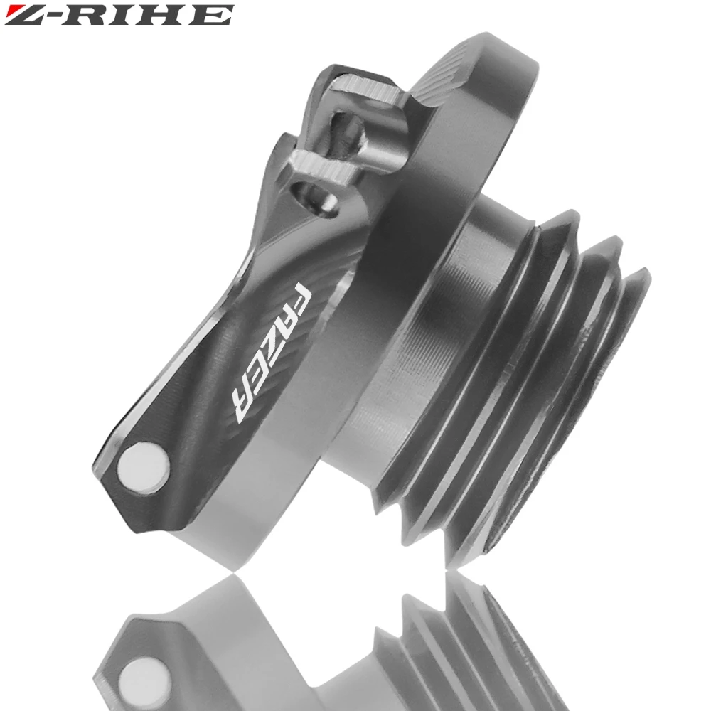 Алюминиевая крышка для наполнителя масла мотоциклов FAZER logo CNC Заглушки Yamaha FZ1 FZ6