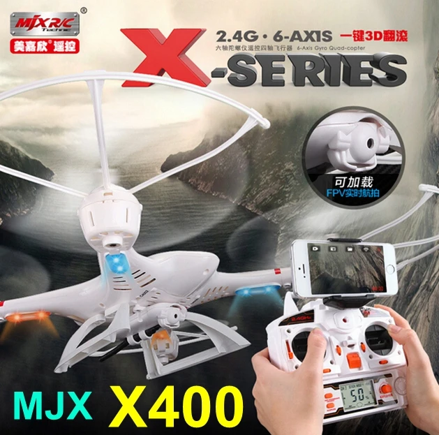 MJX x400 2 4 г 4ch 6axis гироскопа дистанционного Управление вертолет Drone Quadcopter с HD FPV C4005